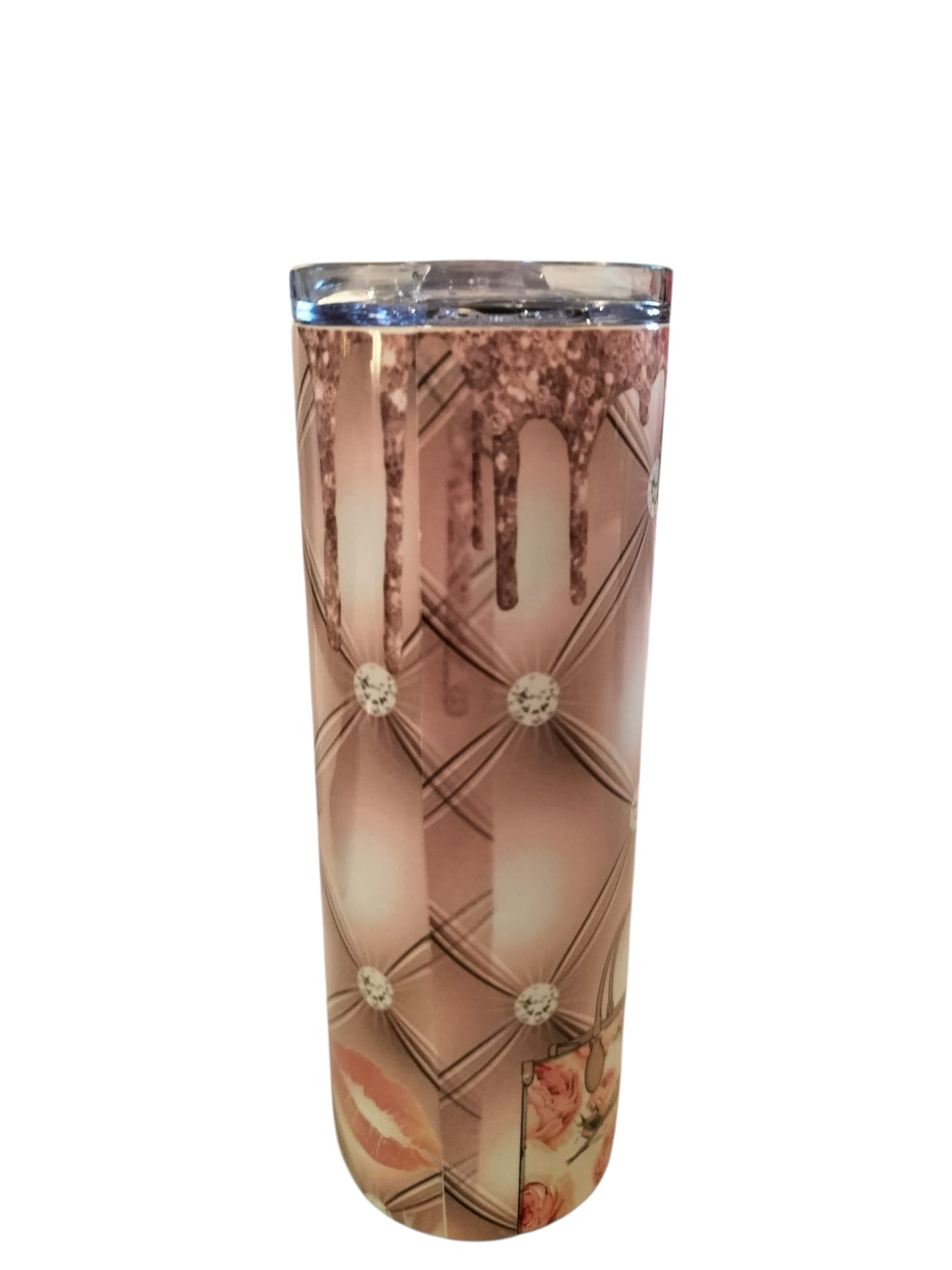 Pinky Girly Bling Rhinstone Tumbler