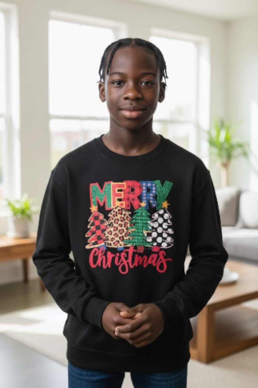 Merry Christmas Graphic Sweatshirt