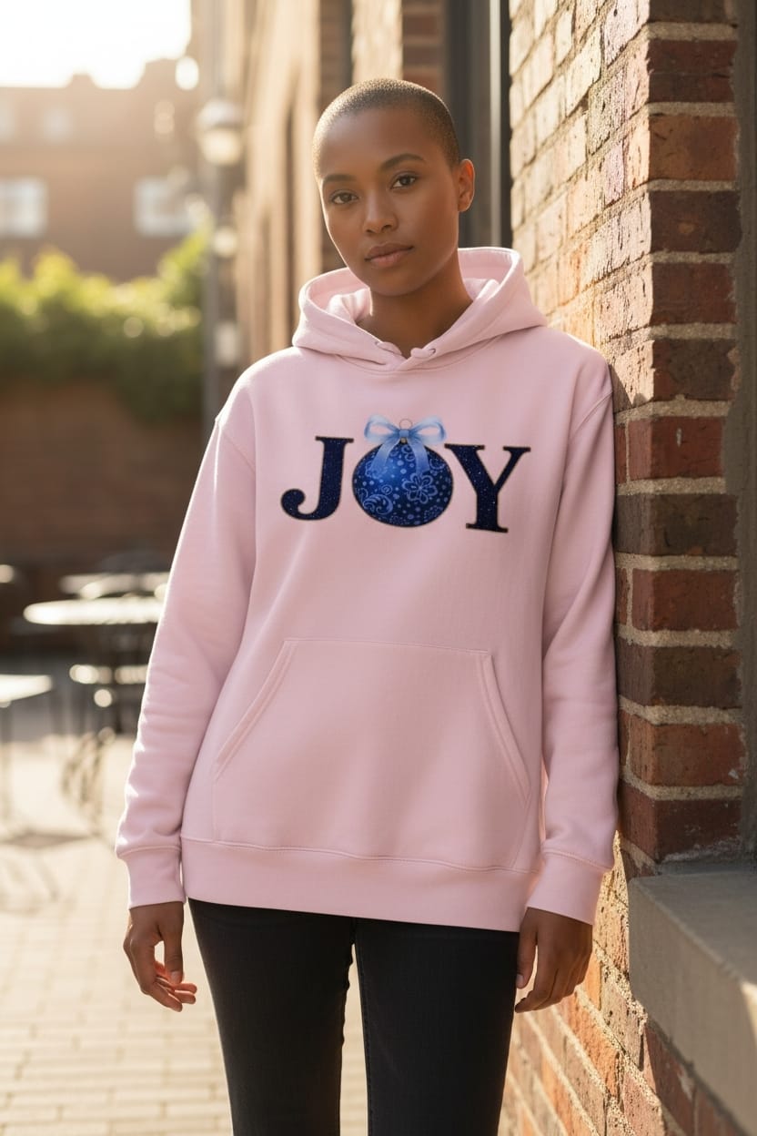 Pink Joy Christmas Hoodie