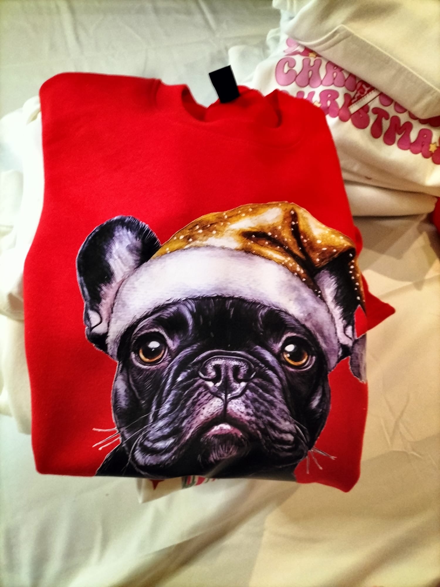 Unisex Holiday Bulldog Sweatshirt