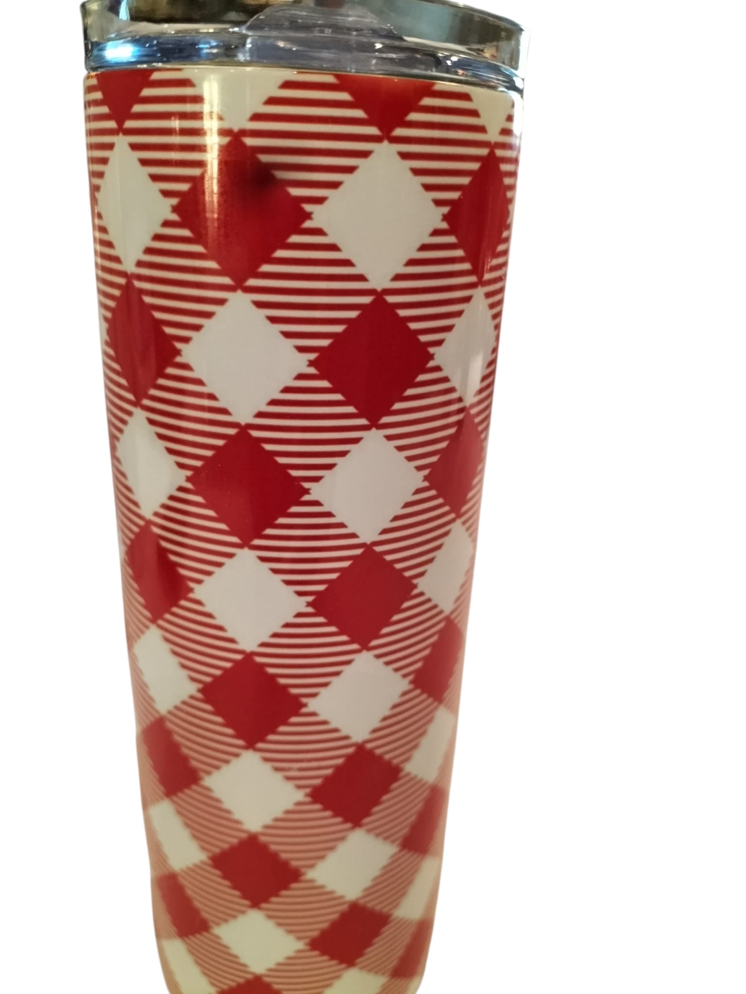 Gingham Holiday Tumbler