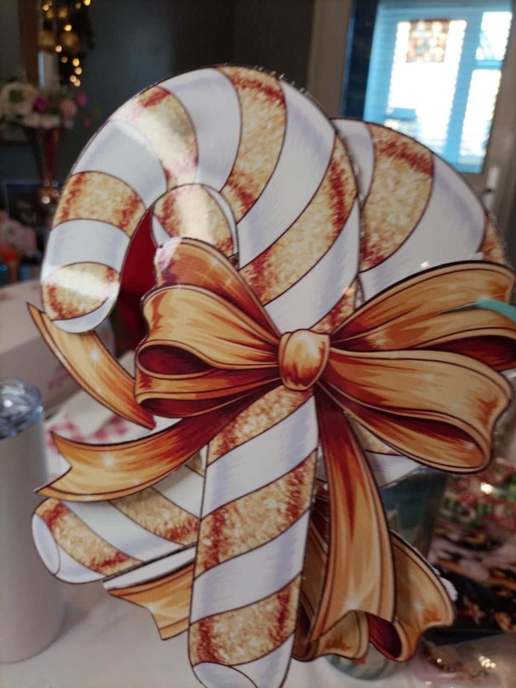 Christmas Candy Cane Sticker Pack – 3 Large, 4 Medium, 5 Small