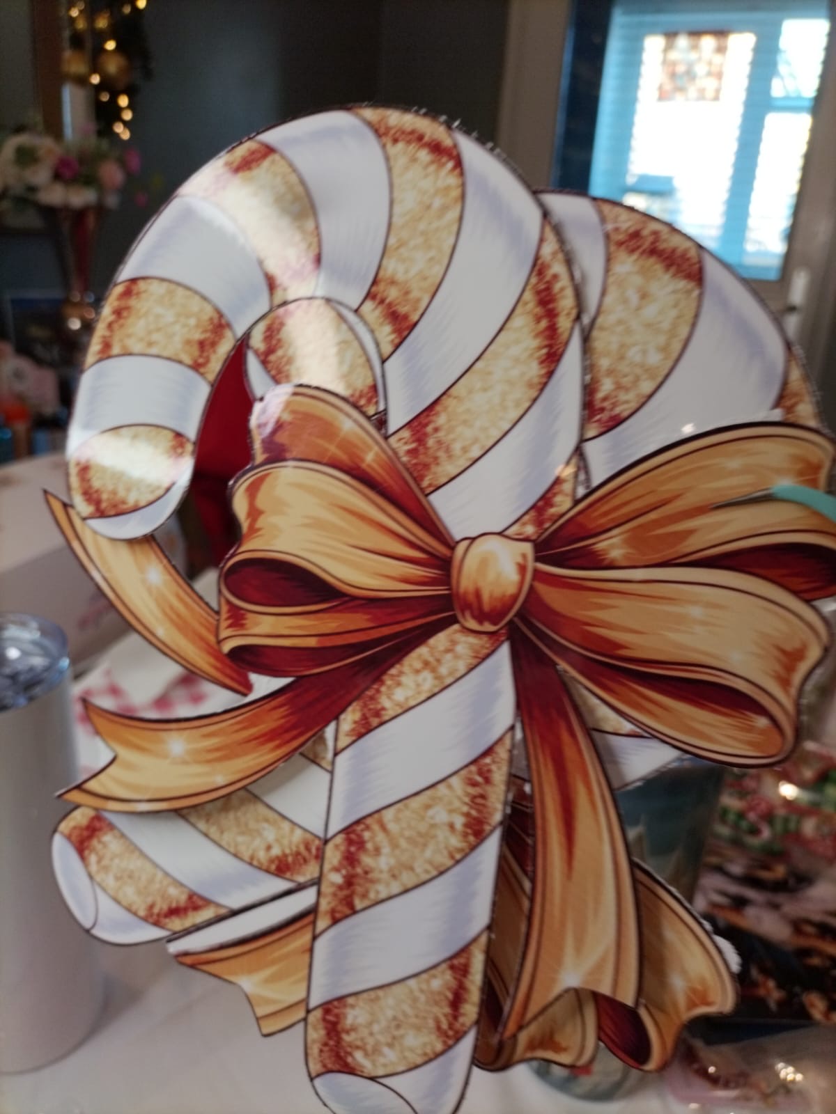 Christmas Candy Cane Sticker Pack – 3 Large, 4 Medium, 5 Small