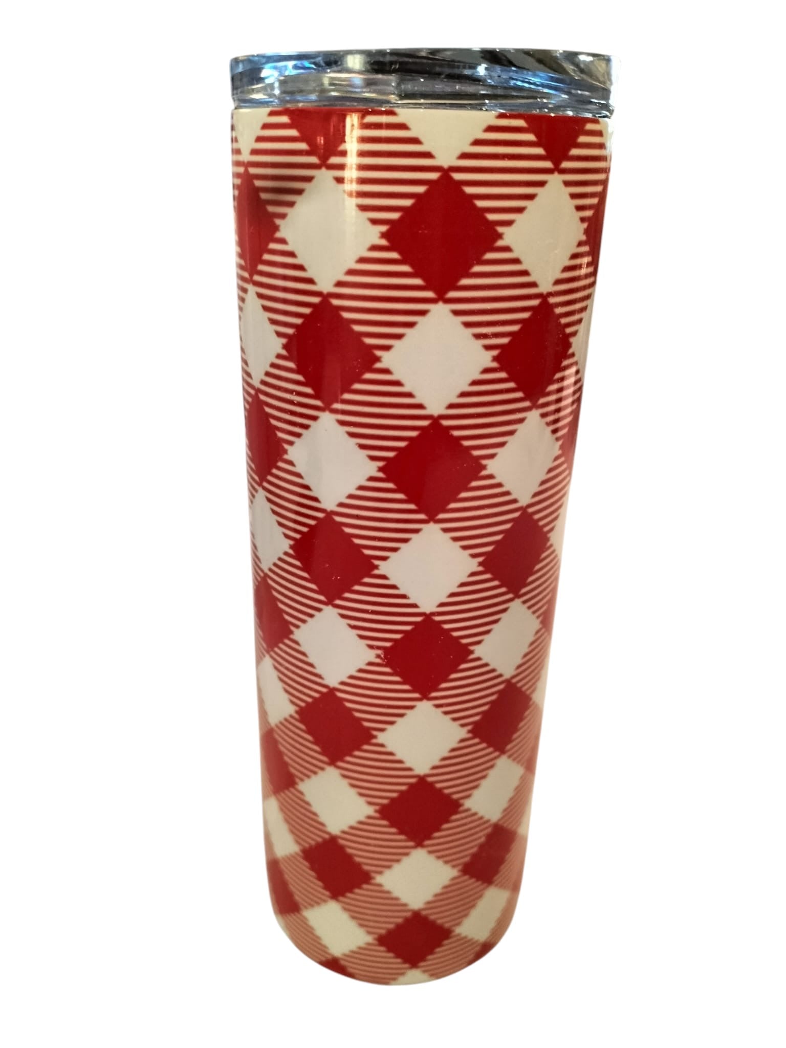 Gingham Holiday Tumbler