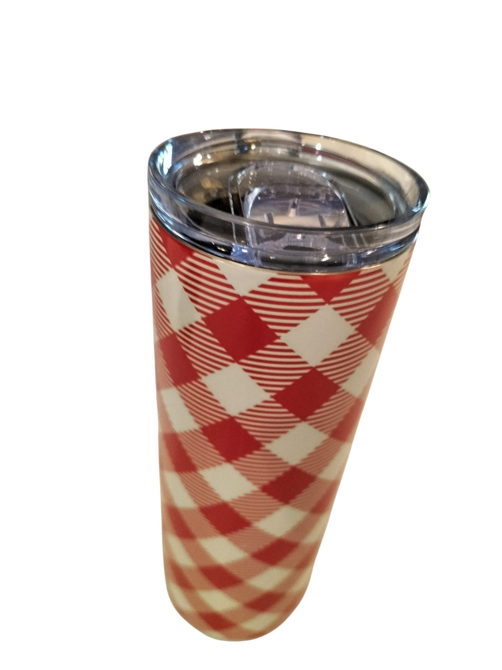 Gingham Holiday Tumbler