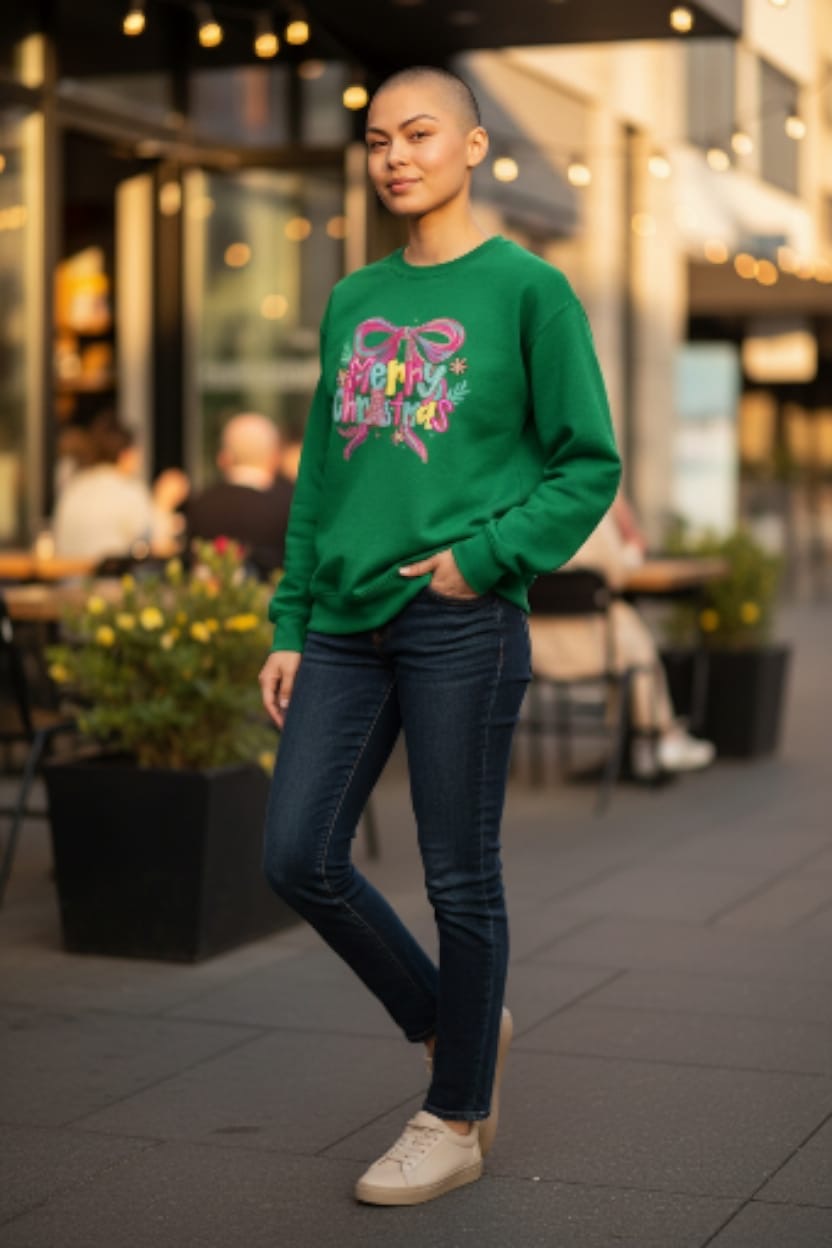 Festive "Merry Christmas" Sweatshirt