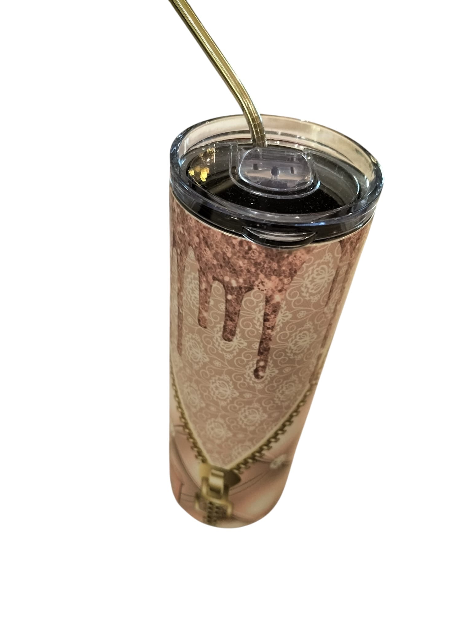 Pinky Girly Bling Rhinstone Tumbler