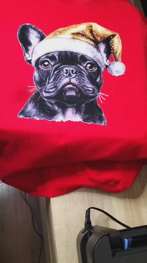 Unisex Holiday Bulldog Sweatshirt